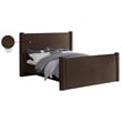 Meridian Furniture Elias Brown Velvet Queen Bed