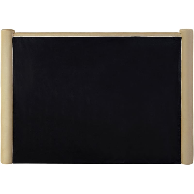 Meridian Furniture Elias Camel Velvet King Bed