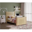 Meridian Furniture Elias Camel Velvet Twin Bed