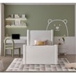 Meridian Furniture Elias Cream Velvet Twin Bed