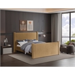 Meridian Furniture Elias Saddle Velvet Full Bed