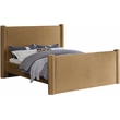 Meridian Furniture Elias Saddle Velvet Full Bed