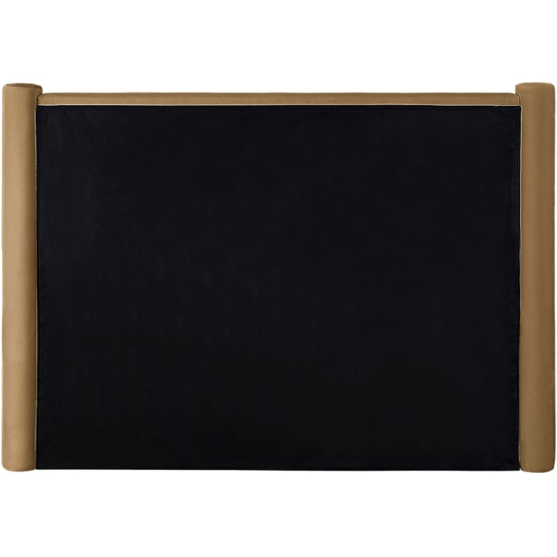 Meridian Furniture Elias Saddle Velvet King Bed