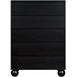 Meridian Furniture Kent Black Solid Ash Wood Chest