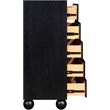 Meridian Furniture Kent Black Solid Ash Wood Chest