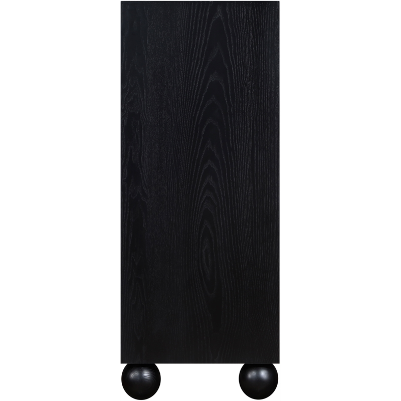 Meridian Furniture Kent Black Solid Ash Wood Chest