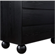 Meridian Furniture Kent Black Solid Ash Wood Chest