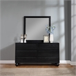 Meridian Furniture Kent Black Mirror