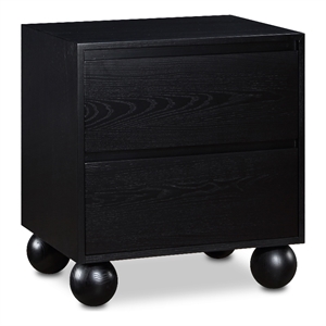 Meridian Furniture Kent Black Night Stand
