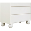 Meridian Furniture Kent Cream Solid Ash Wood Chest