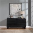 Meridian Furniture Kent Black Solid Ash Wood Dresser