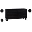Meridian Furniture Kent Black Solid Ash Wood Dresser