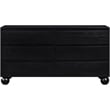 Meridian Furniture Kent Black Solid Ash Wood Dresser