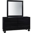 Meridian Furniture Kent Black Solid Ash Wood Dresser