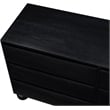 Meridian Furniture Kent Black Solid Ash Wood Dresser