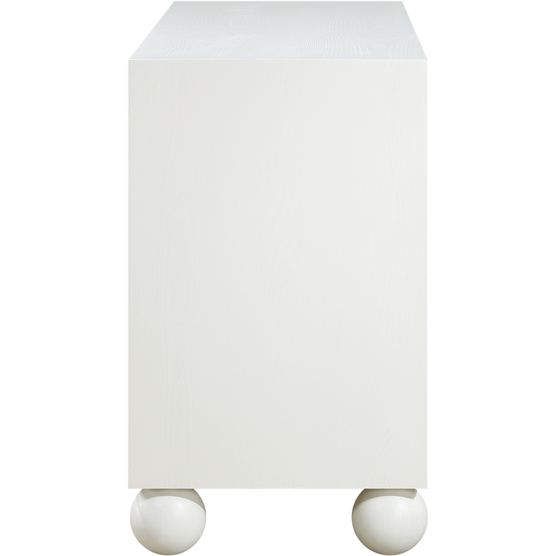 Meridian Furniture Kent Cream Solid Ash Wood Dresser