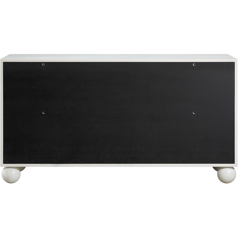 Meridian Furniture Kent Cream Solid Ash Wood Dresser