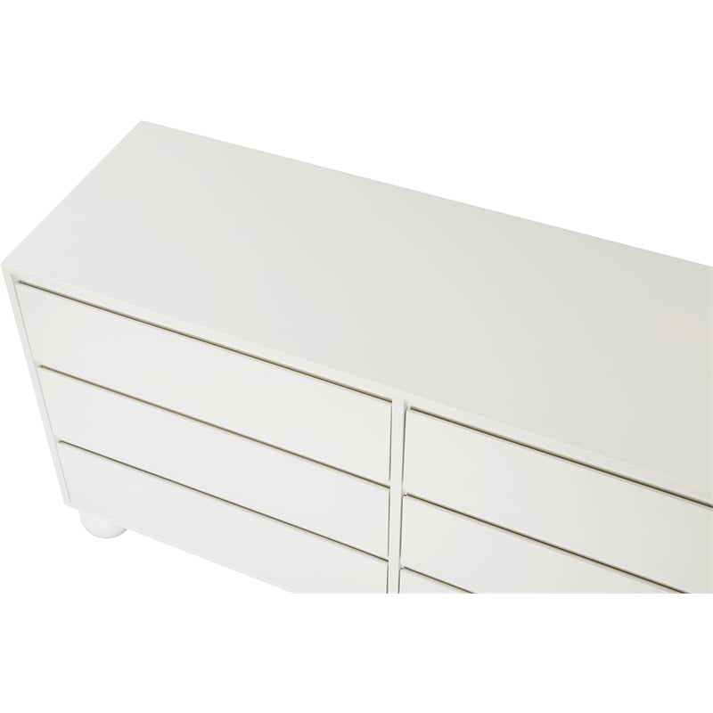 Meridian Furniture Kent Cream Solid Ash Wood Dresser