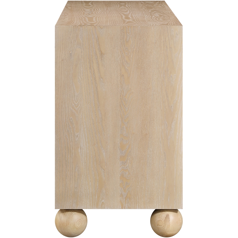 Meridian Furniture Kent Natural Solid Ash Wood Dresser