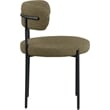 Meridian Furniture Beacon Olive Green Boucle Fabric Dining Chair (Set of 2)