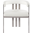 Meridian Furniture Marcello Cream Vegan Leather Dining Chair (Set of 2)