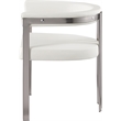 Meridian Furniture Marcello Cream Vegan Leather Dining Chair (Set of 2)