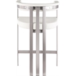 Meridian Furniture Marcello Cream Vegan Leather Counter Stool (Set of 2)