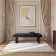 Meridian Furniture Arlington Black Chenille Fabric Bench