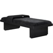 Meridian Furniture Arlington Black Chenille Fabric Bench
