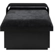 Meridian Furniture Arlington Black Chenille Fabric Bench