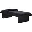 Meridian Furniture Arlington Black Chenille Fabric Bench