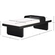 Meridian Furniture Arlington Cream Chenille Fabric Bench