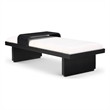 Meridian Furniture Arlington Cream Chenille Fabric Bench