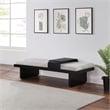 Meridian Furniture Arlington Light Grey Chenille Fabric Bench