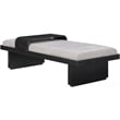 Meridian Furniture Arlington Light Grey Chenille Fabric Bench