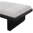 Meridian Furniture Arlington Light Grey Chenille Fabric Bench