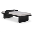 Meridian Furniture Arlington Light Grey Chenille Fabric Bench