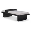 Meridian Furniture Arlington Light Grey Chenille Fabric Bench