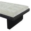 Meridian Furniture Arlington Mint Green Chenille Fabric Bench