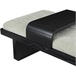 Meridian Furniture Arlington Mint Green Chenille Fabric Bench