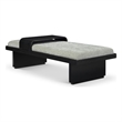 Meridian Furniture Arlington Mint Green Chenille Fabric Bench