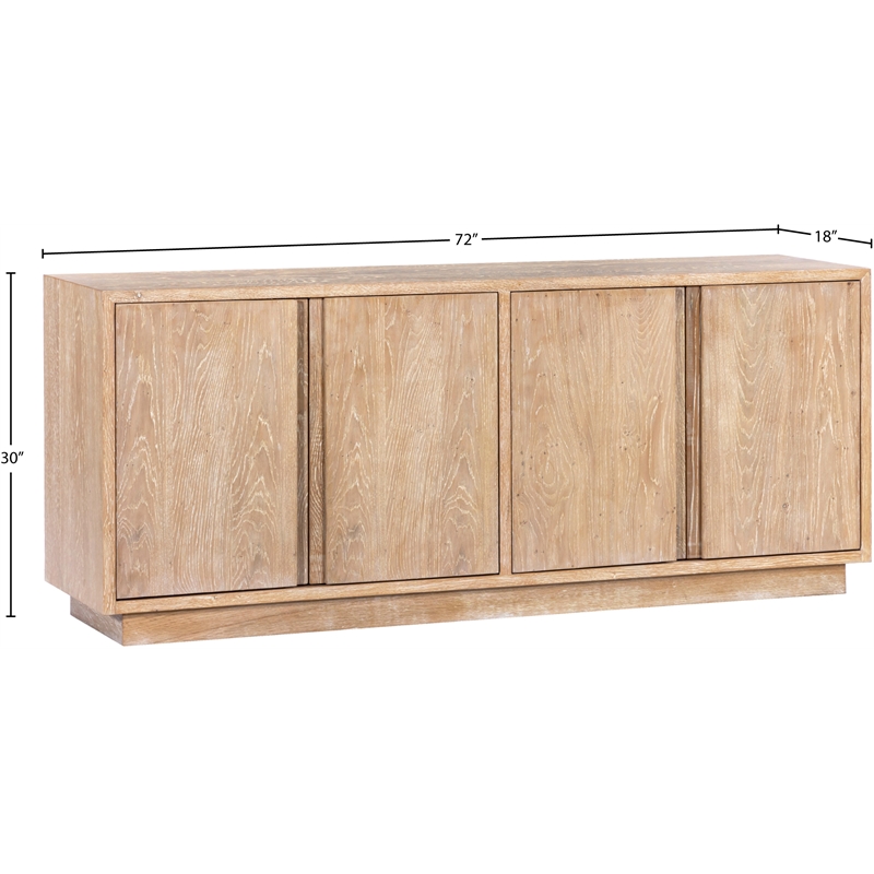 Meridian Furniture Cyrus Natural Oak Sideboard/Buffet