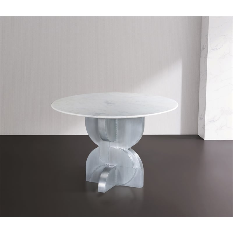 Meridian Furniture Alden White Dining Table