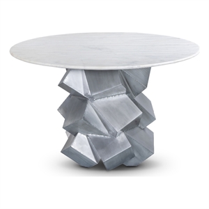 Meridian Furniture Walker White Dining Table