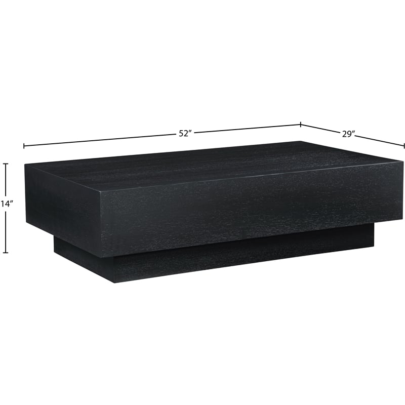 Meridian Furniture Otto Black Coffee Table