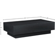 Meridian Furniture Otto Black Coffee Table