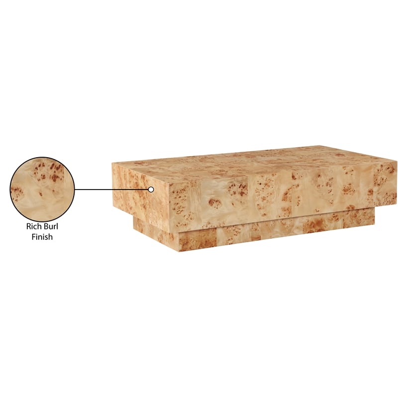 Meridian Furniture Otto Natural Coffee Table