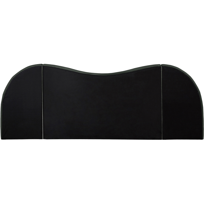 Meridian Furniture Everest Olive Green Linen Textured Fabric King Bed