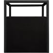 Meridian Furniture Eden Contemporary Boucle Fabric King Bed in Black
