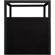 Meridian Furniture Eden Contemporary Boucle Fabric Queen Bed in Black